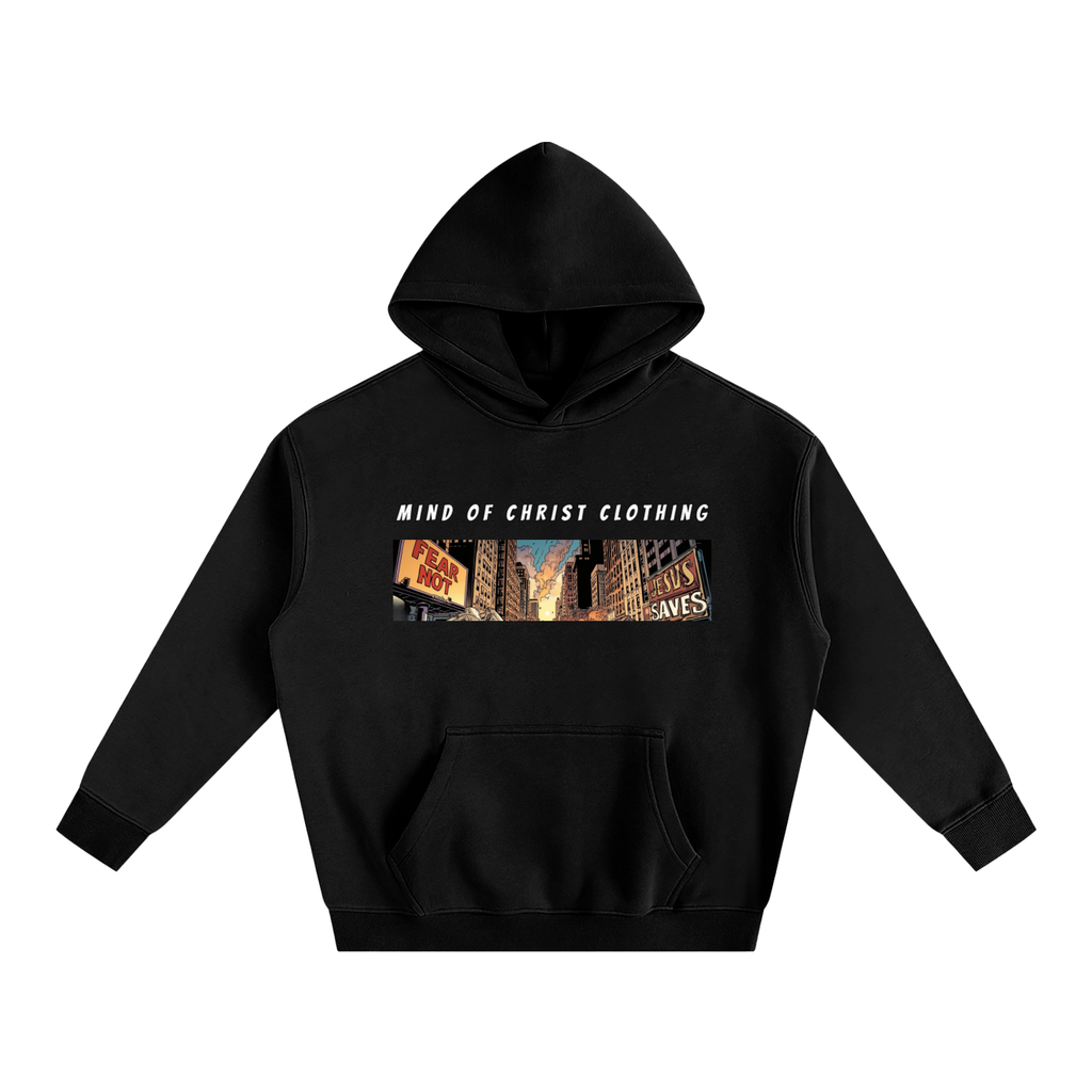 Mind Above Comic Strip Fleeced Hoodie