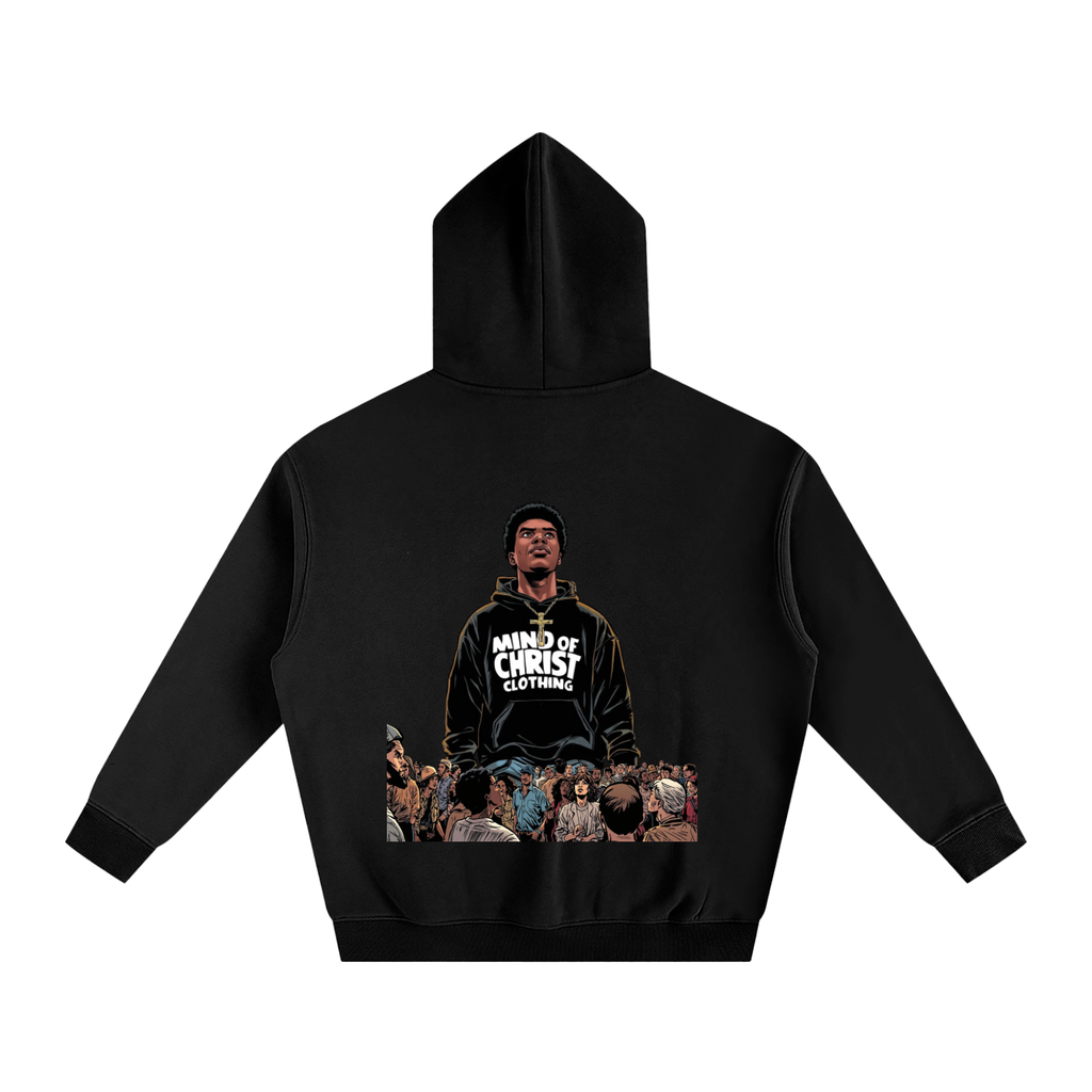 Mind Above Comic Strip Fleeced Hoodie