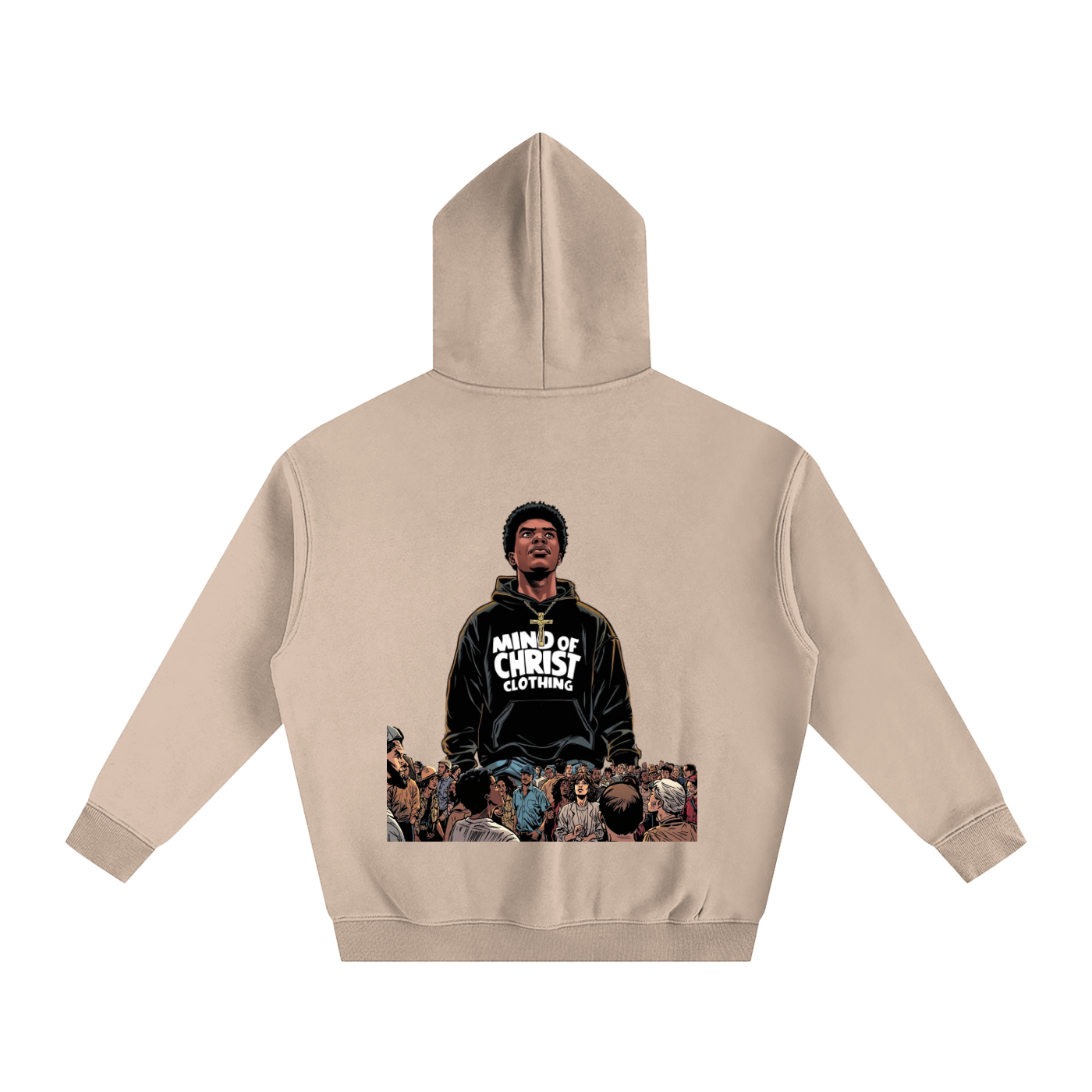 Mind Above Comic Strip Fleeced Hoodie