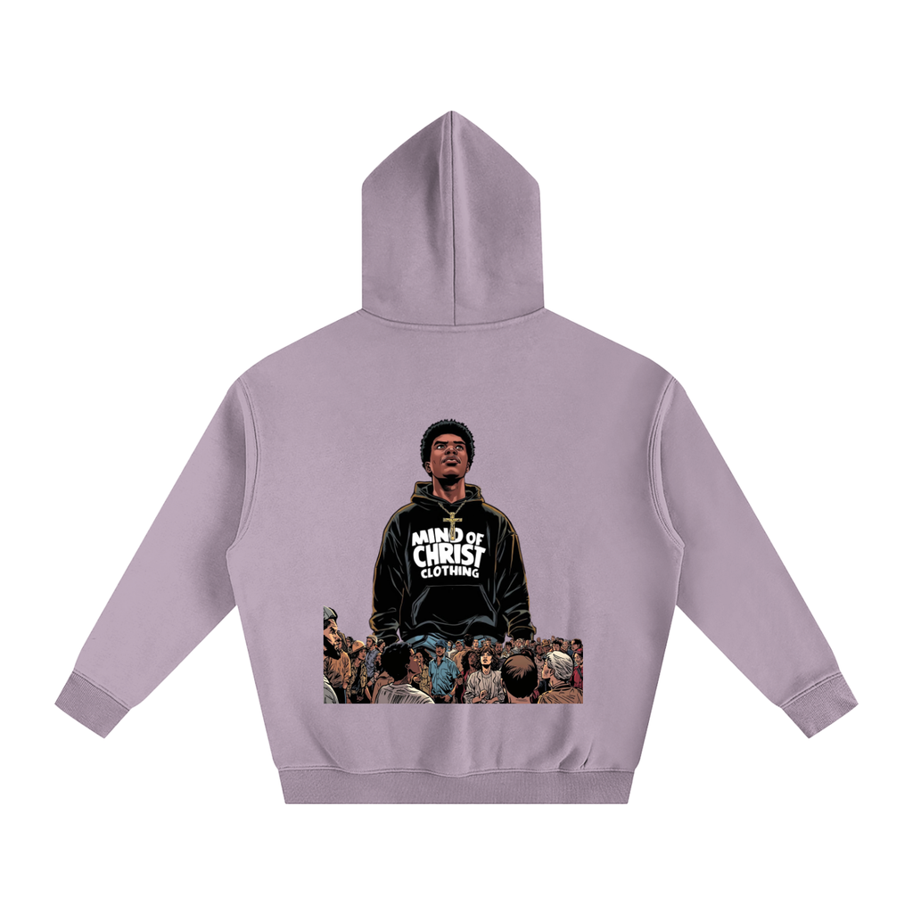 Mind Above Comic Strip Fleeced Hoodie