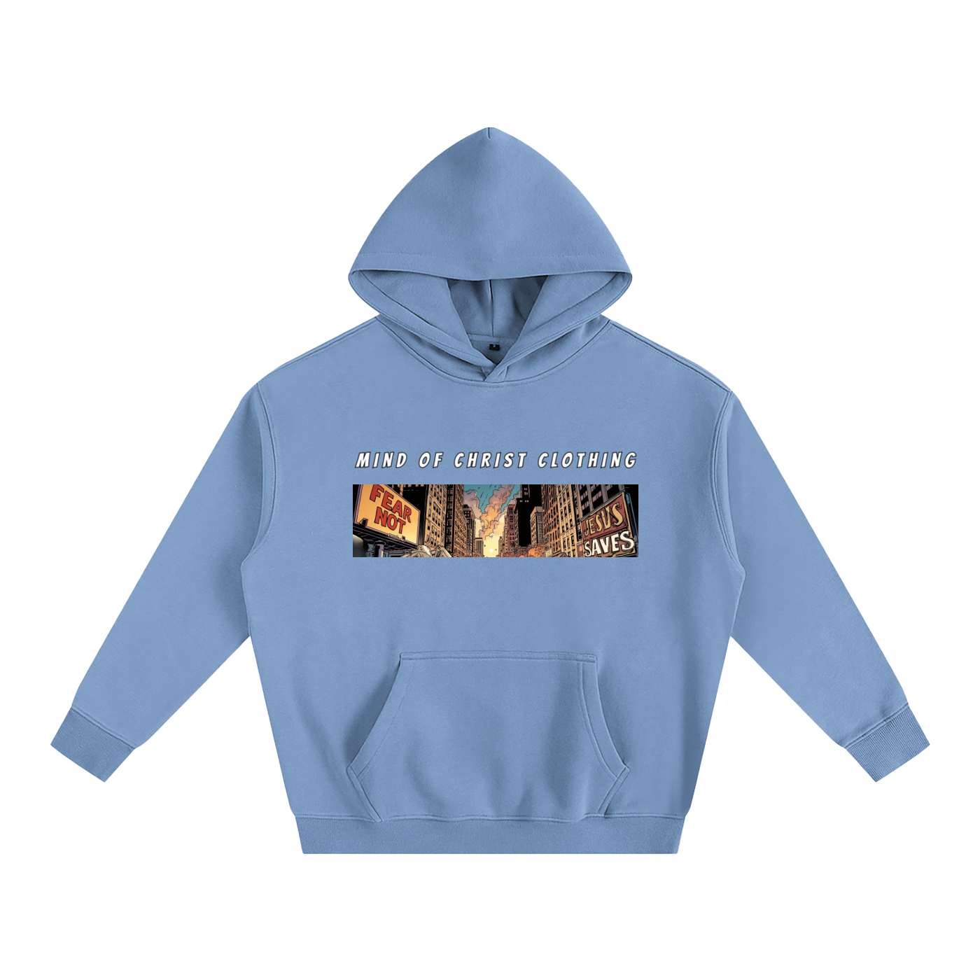Mind Above Comic Strip Fleeced Hoodie