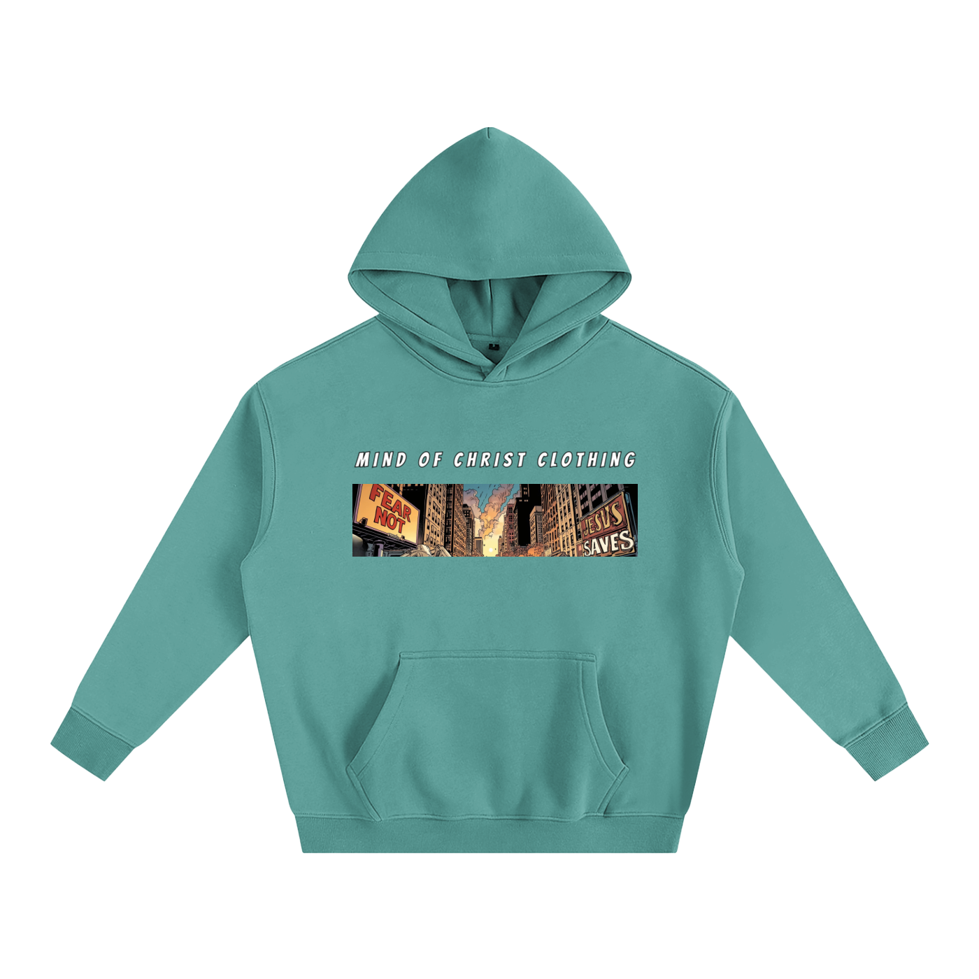 Mind Above Comic Strip Fleeced Hoodie