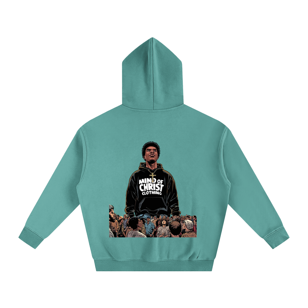 Mind Above Comic Strip Fleeced Hoodie