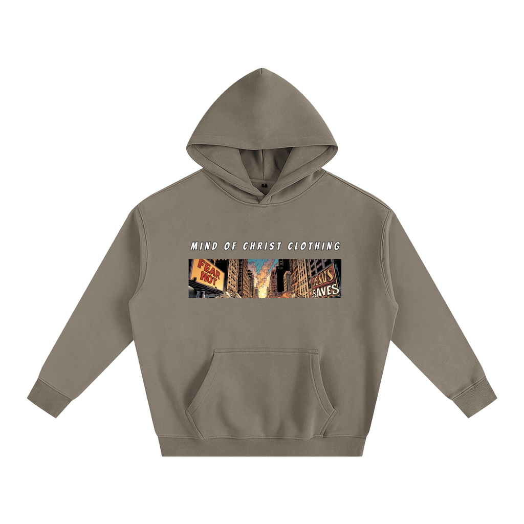 Mind Above Comic Strip Fleeced Hoodie