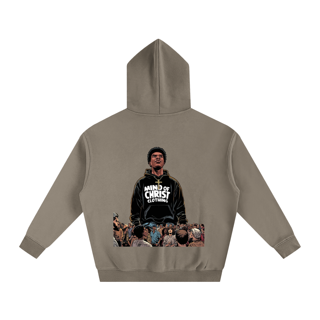 Mind Above Comic Strip Fleeced Hoodie