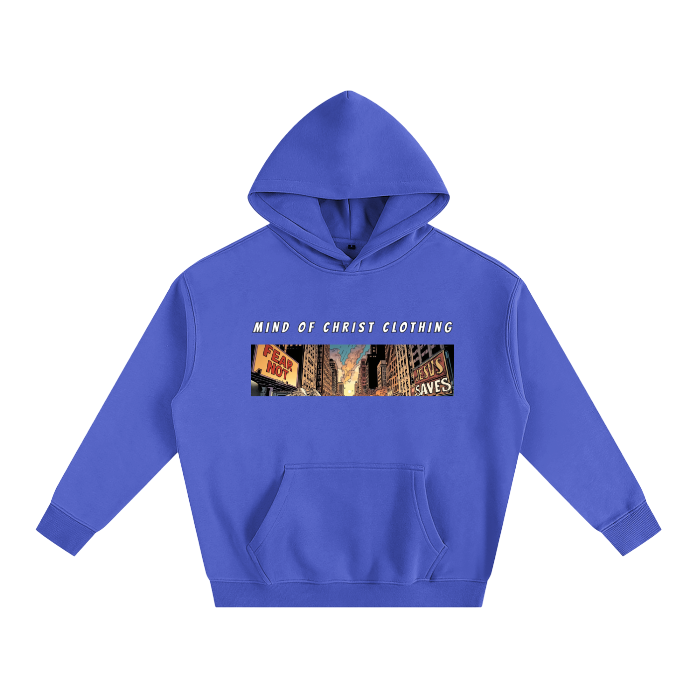 Mind Above Comic Strip Fleeced Hoodie