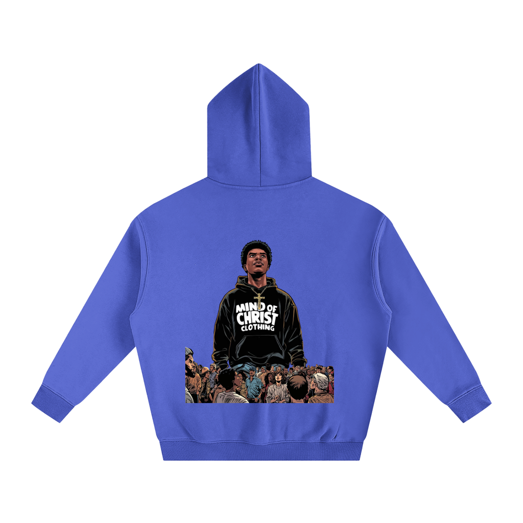 Mind Above Comic Strip Fleeced Hoodie