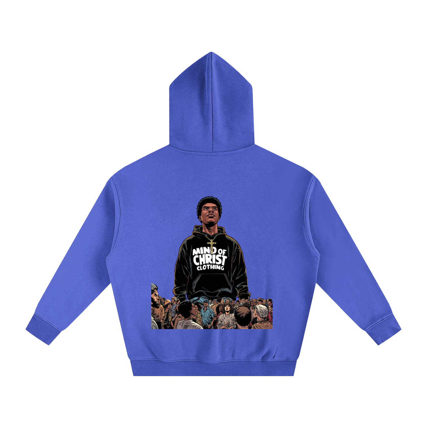 Mind Above Comic Strip Fleeced Hoodie