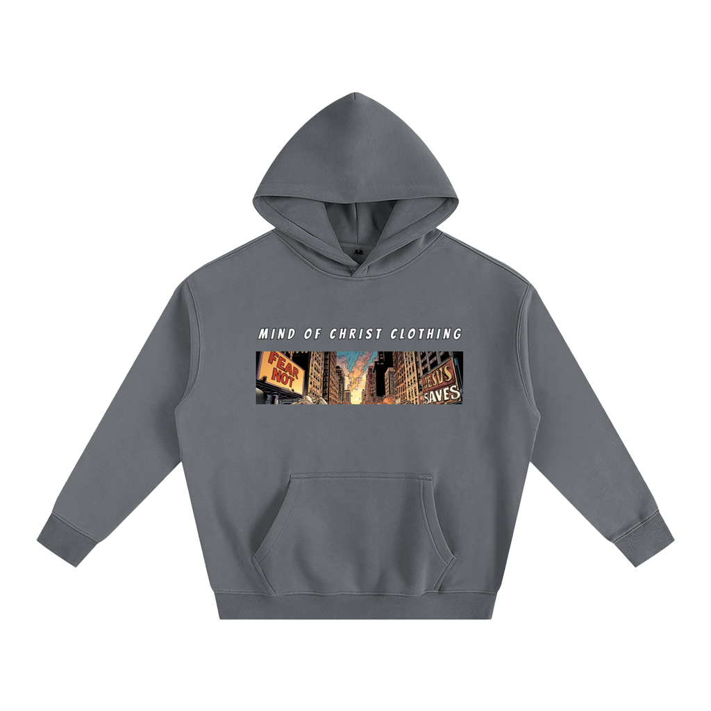 Mind Above Comic Strip Fleeced Hoodie
