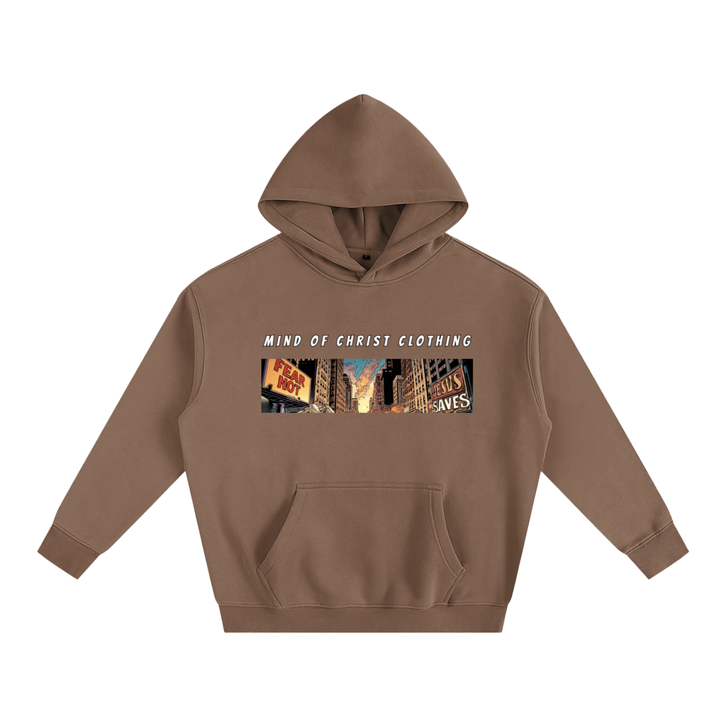 Mind Above Comic Strip Fleeced Hoodie