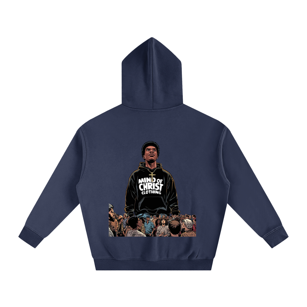 Mind Above Comic Strip Fleeced Hoodie