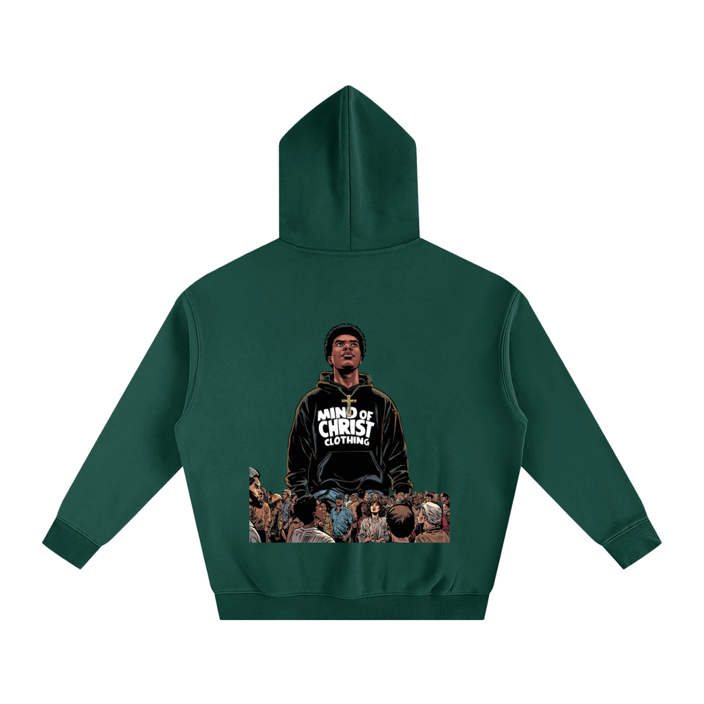 Mind Above Comic Strip Fleeced Hoodie