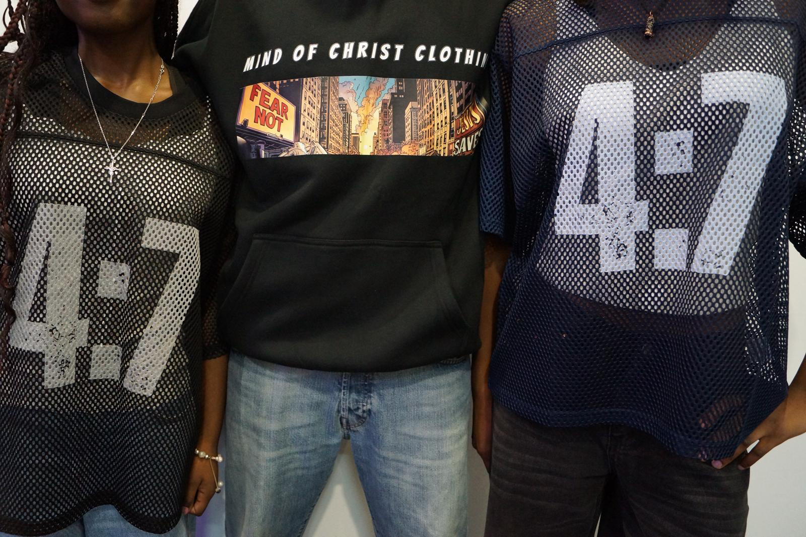 Philippians 4:7 Boxy Net Jersey