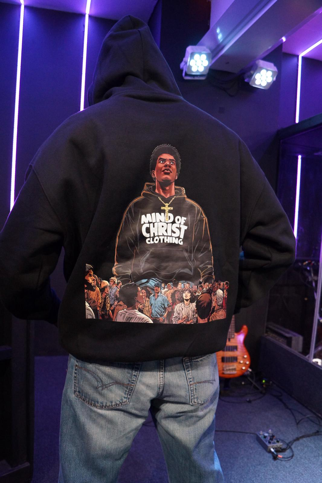 Mind Above Comic Strip Fleeced Hoodie